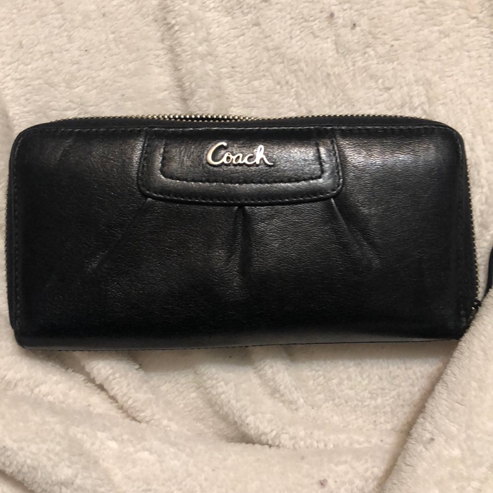 Black coach wallet